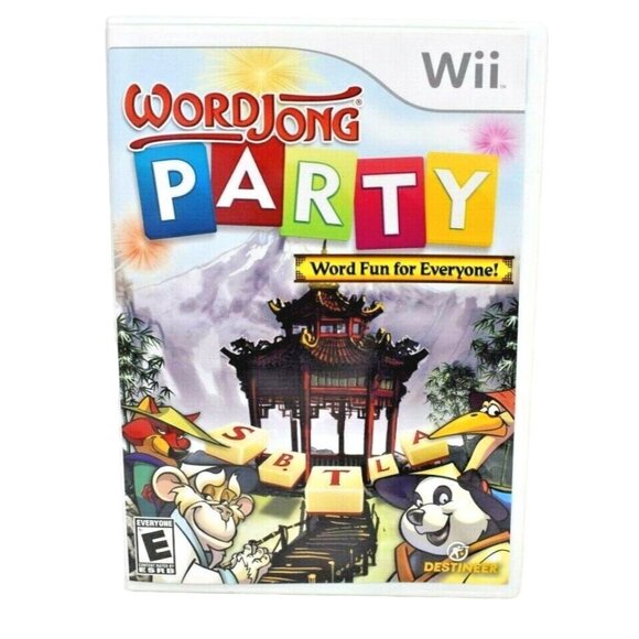 WordJong Party Nintendo Wii, 2008 Complete Word Tile Game - Picture 2 of 4